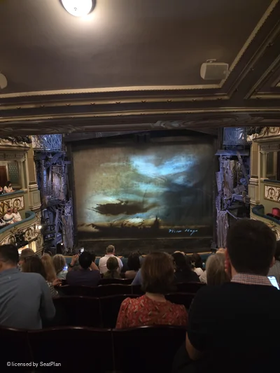 Sondheim Theatre Dress Circle G14 view from seat photo