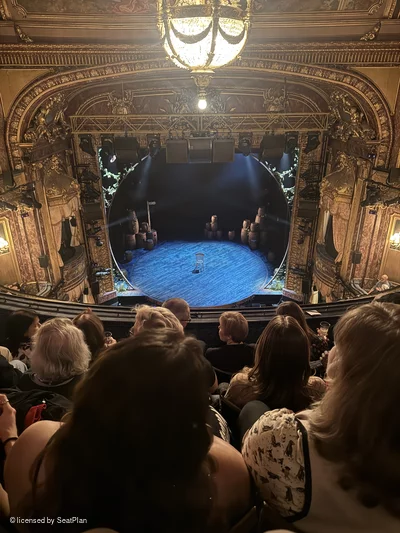 Theatre Royal Haymarket Upper Circle D14 view from seat photo