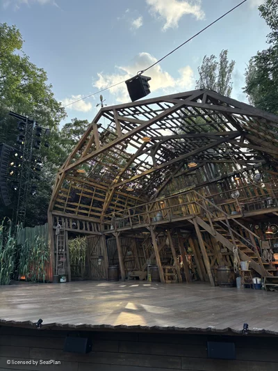 Regent's Park Open Air Theatre Lower Left D5 view from seat photo