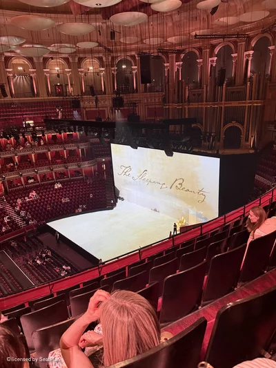 Royal Albert Hall Circle W 5 190 view from seat photo