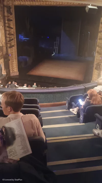 Theatre Royal Haymarket Royal Circle G5 view from seat photo