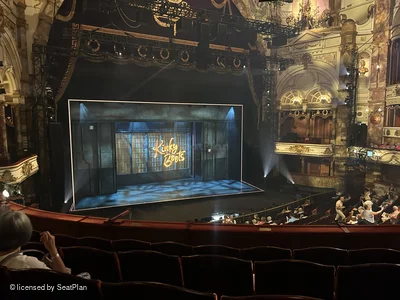 London Coliseum Dress Circle E48 view from seat photo