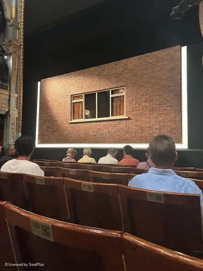 Harold Pinter Theatre Stalls F3 view from seat photo