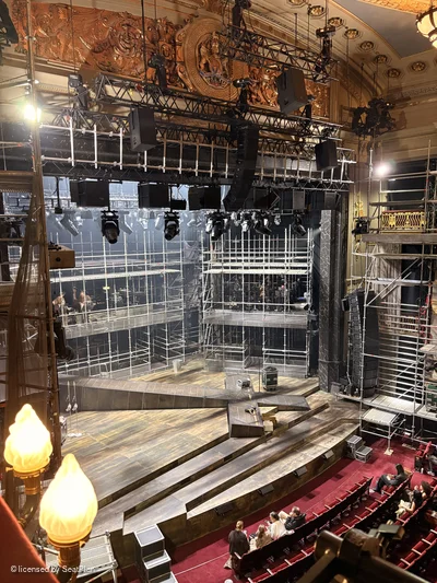Theatre Royal Drury Lane Grand Circle A47 view from seat photo