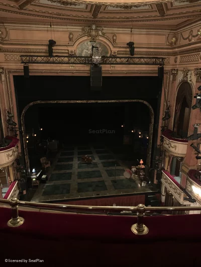 Gielgud Theatre Grand Circle B21 view from seat photo