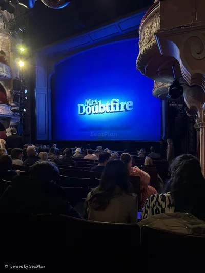 Shaftesbury Theatre Stalls P3 view from seat photo