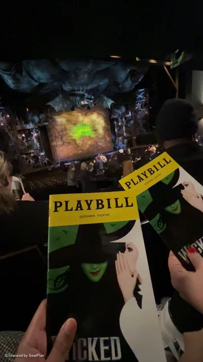 Gershwin Theatre Orchestra V17 view from seat photo