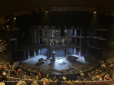 Gillian Lynne Theatre Circle E48 view from seat photo