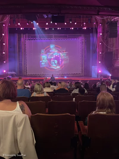 Dominion Theatre Stalls T23 view from seat photo