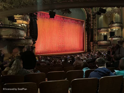 New Amsterdam Theatre Orchestra S23 view from seat photo