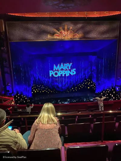 Prince Edward Theatre Dress Circle H24 view from seat photo