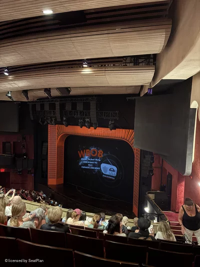 Marquis Theatre Mezzanine H36 view from seat photo