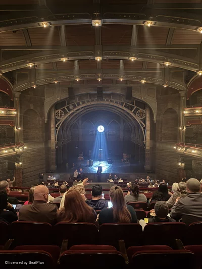 Lyric Theatre Dress Circle F115 view from seat photo