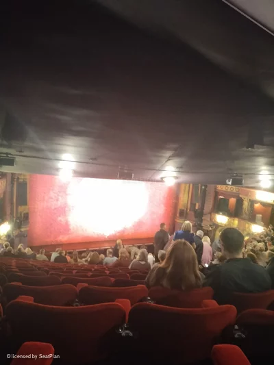 Palace Theatre Circle R37 view from seat photo