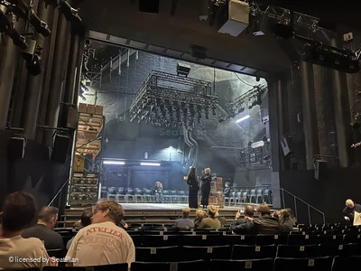 Trafalgar Theatre Stalls K21 view from seat photo