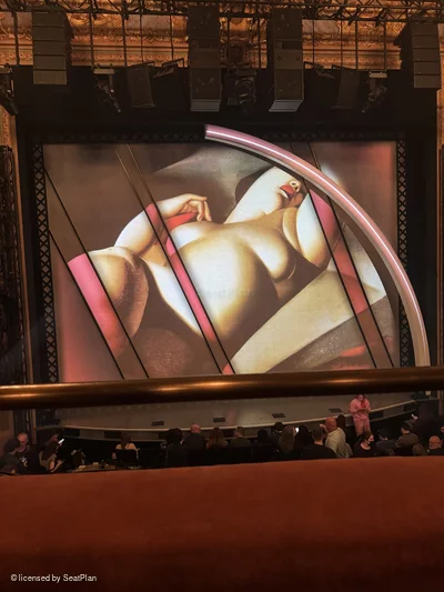 Longacre Theatre Mezzanine A111 view from seat photo