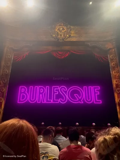 Savoy Theatre Stalls F13 view from seat photo