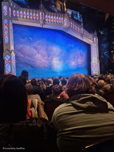 Prince of Wales Theatre Stalls K39 view from seat photo