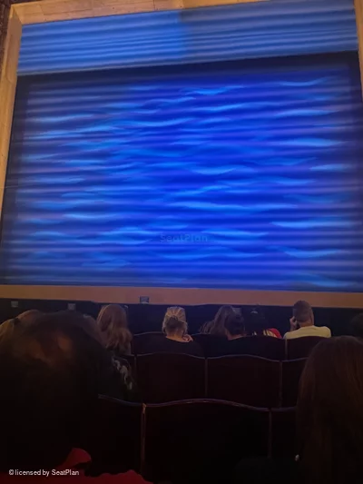Novello Theatre Stalls G11 view from seat photo