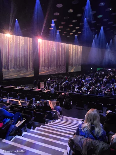 ABBA Arena Block G G19 view from seat photo