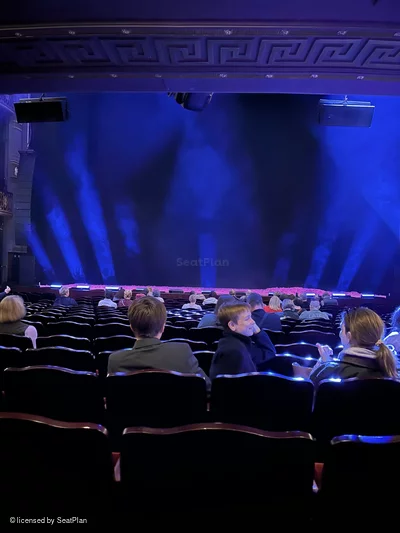 Theatre Royal Drury Lane Stalls R26 view from seat photo