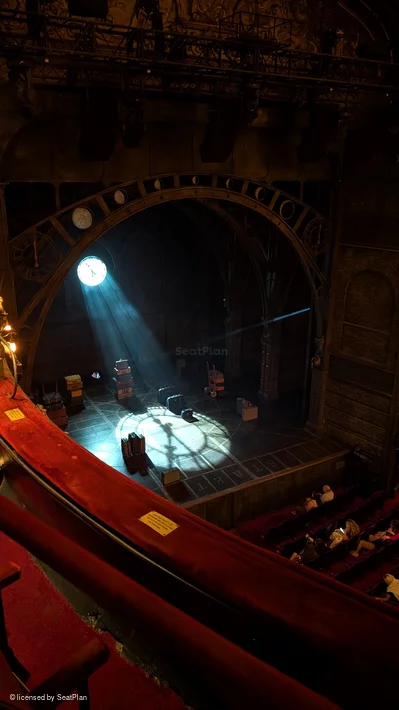 Palace Theatre Grand Circle B38 view from seat photo