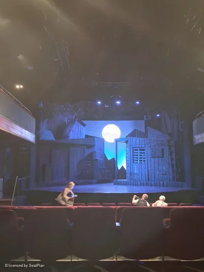 Charing Cross Theatre Stalls L8 view from seat photo