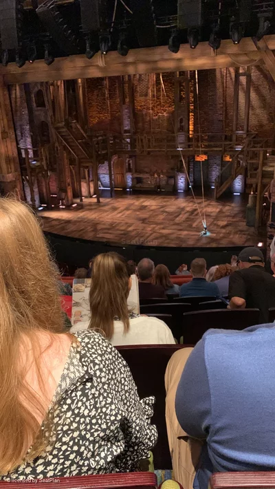 Victoria Palace Theatre Royal Circle G8 view from seat photo