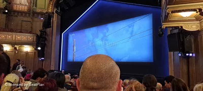 Booth Theatre Orchestra J12 view from seat photo