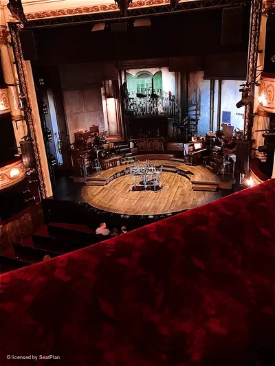 Lyric Theatre Grand Circle A18 view from seat photo