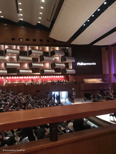 Royal Festival Hall Side Stalls W13 view from seat photo
