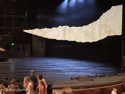 National Theatre - Olivier Stalls F7 view from seat photo