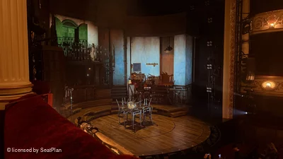 Lyric Theatre Dress Circle BoxD1 view from seat photo