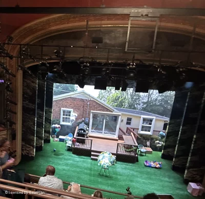 Todd Haimes Theatre Balcony E123 view from seat photo