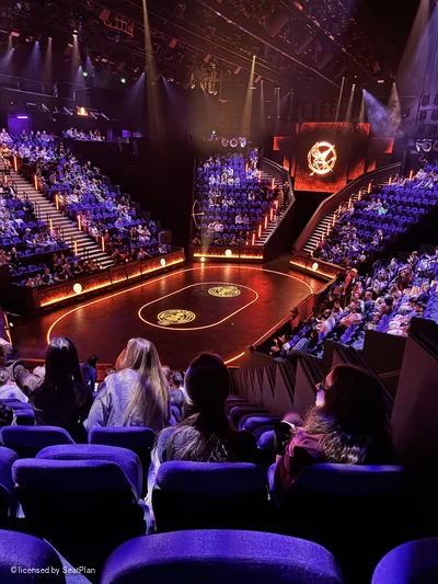 Troubadour Canary Wharf Theatre District 1 M29 view from seat photo