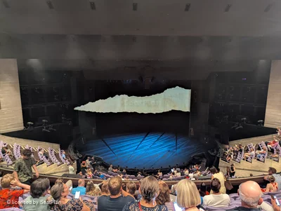National Theatre - Olivier Circle G44 view from seat photo