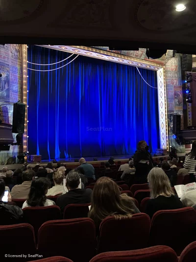 Imperial Theatre Orchestra O15 view from seat photo