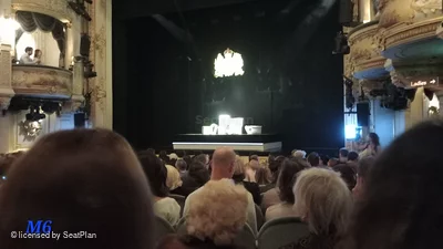 Wyndham's Theatre Stalls M6 view from seat photo
