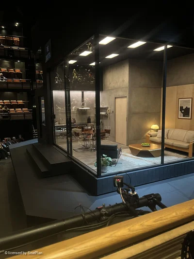 Bridge Theatre Stalls R5 view from seat photo