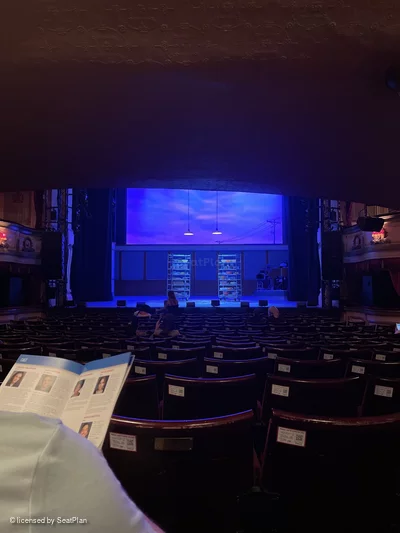 Theatre Royal Brighton Stalls Q5 view from seat photo