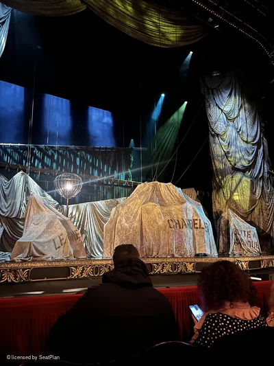 His Majesty's Theatre Stalls C29 view from seat photo