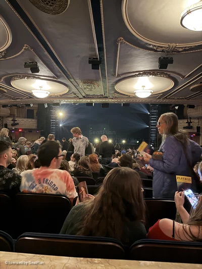 Palace Theatre Orchestra Z116 view from seat photo