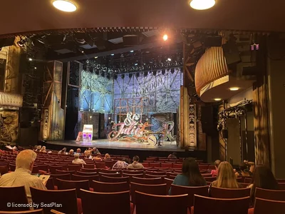 Stephen Sondheim Theatre Orchestra Q18 view from seat photo