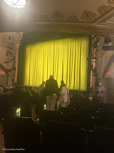 Golden Theatre Orchestra O6 view from seat photo