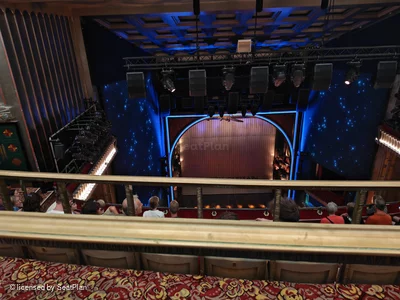 Savoy Theatre Upper Circle F17 view from seat photo