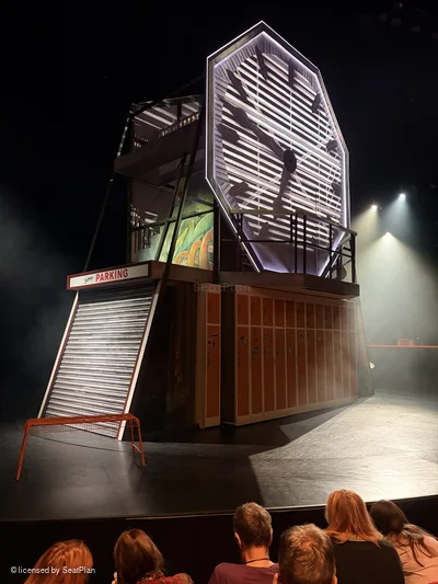 Hampstead Theatre Stalls D3 view from seat photo