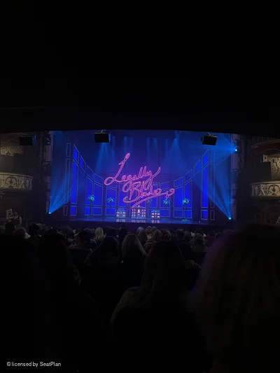 New Wimbledon Theatre Stalls N22 view from seat photo
