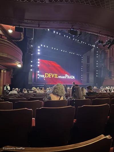 Dominion Theatre Stalls S50 view from seat photo