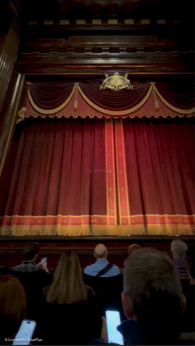 St Martin's Theatre Stalls D9 view from seat photo