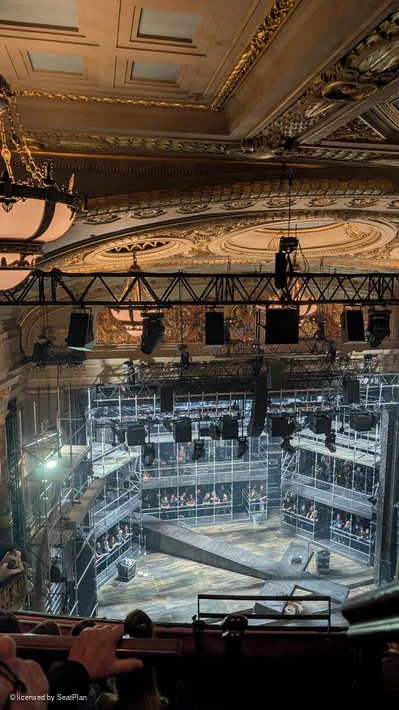 Theatre Royal Drury Lane Balcony E34 view from seat photo